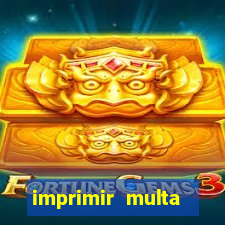 imprimir multa detran mg
